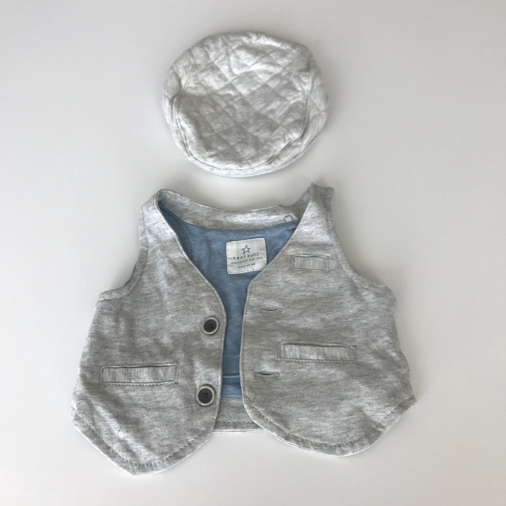 Baby clothes - newborn hat and vest